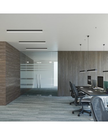 Deckenleuchte PINNE 90 schwarz