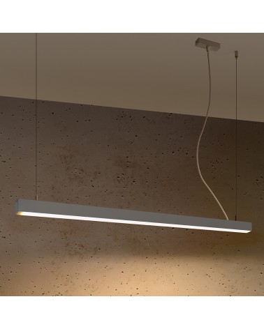 Hängeleuchte PINNE 118 grau