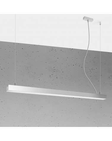 Hängeleuchte PINNE 118 grau