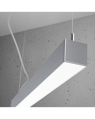 Hängeleuchte PINNE 118 grau