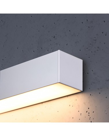 Wandleuchte PINNE 118 weiß