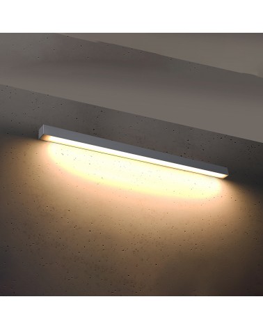 Wandleuchte PINNE 118 grau