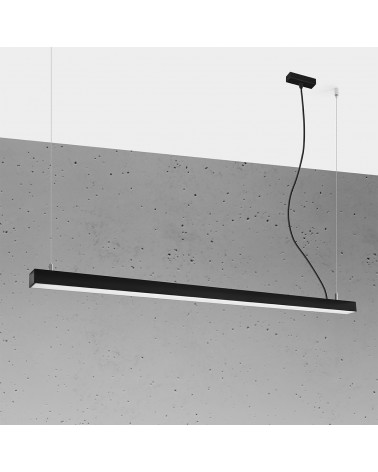 Hängeleuchte PINNE 150 schwarz