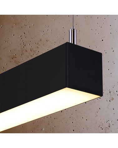 Hängeleuchte PINNE 150 schwarz