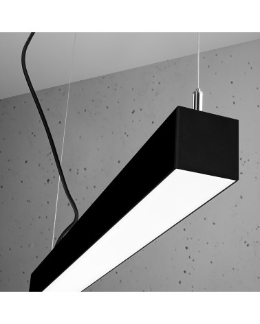 Hängeleuchte PINNE 150 schwarz