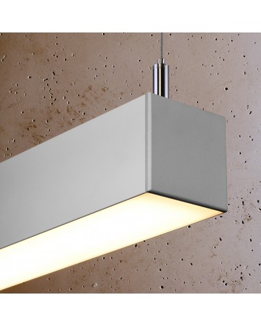 Hängeleuchte PINNE 150 grau