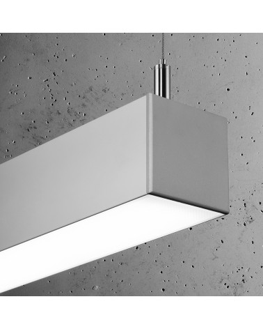 Hängeleuchte PINNE 150 grau