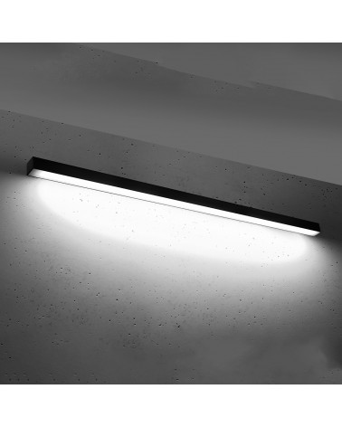 Wandleuchte PINNE 150 schwarz