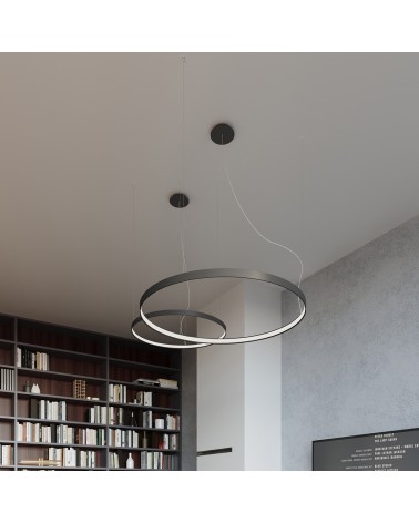 Kronleuchter RIO 110 schwarz 3000K