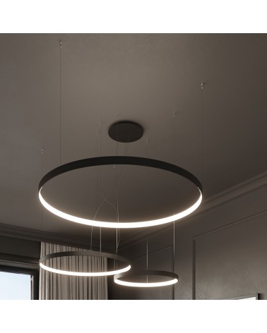 Kronleuchter RIO 55 schwarz 3000K