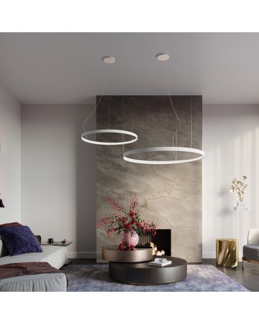 Kronleuchter RIO 55 weiß 4000K