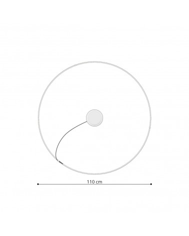 Kronleuchter RIO 110 weiß 4000K