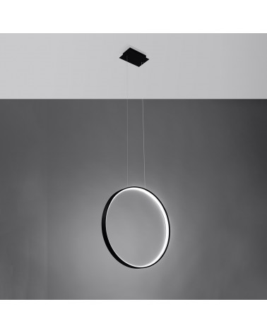 Hängeleuchte RIO 55 schwarz 4000K