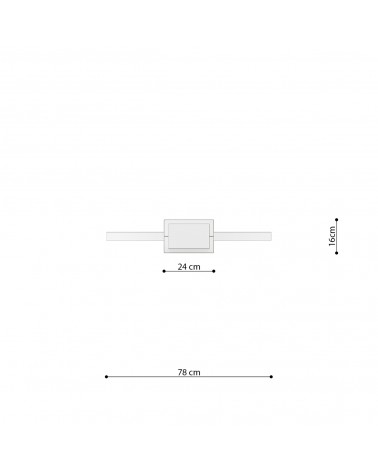 Hängeleuchte RIO 78 weiß 3000K