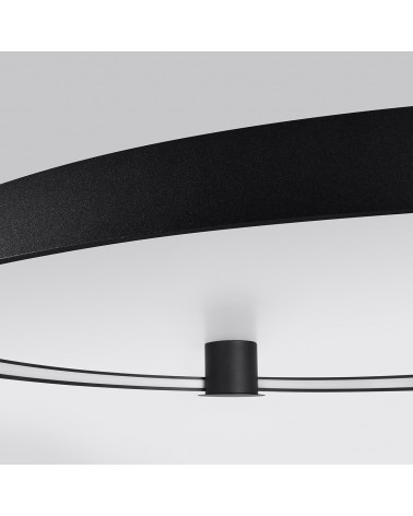 Deckenleuchte RIO 55 schwarz 4000K