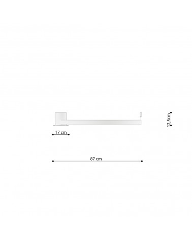 Deckenleuchte RIO 78 weiß 4000K