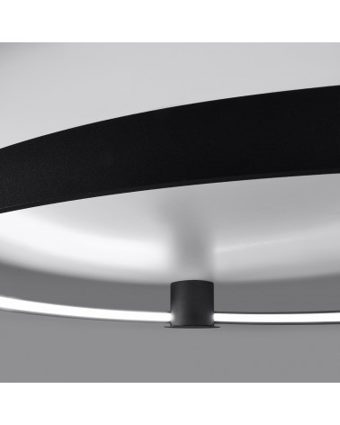 Deckenleuchte RIO 78 schwarz 4000K