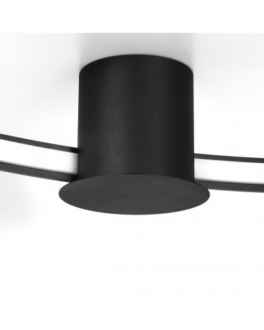 Deckenleuchte RIO 110 schwarz 4000K