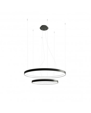 Kronleuchter RIO 2 55/78 schwarz 3000K