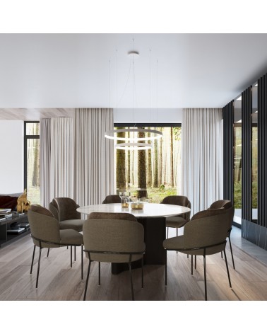 Kronleuchter RIO 2 55/78 schwarz 3000K