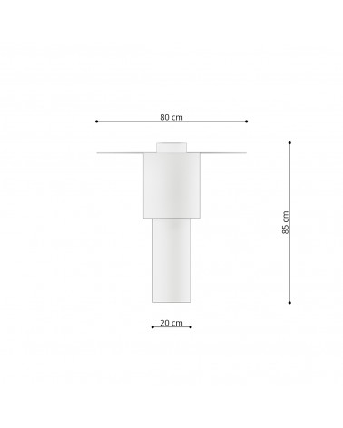 Deckenleuchte TVAROR weiß