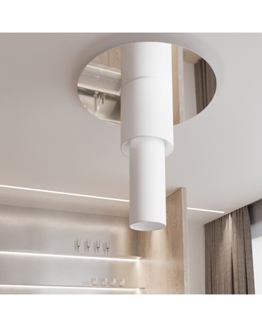 Deckenleuchte TVAROR weiß