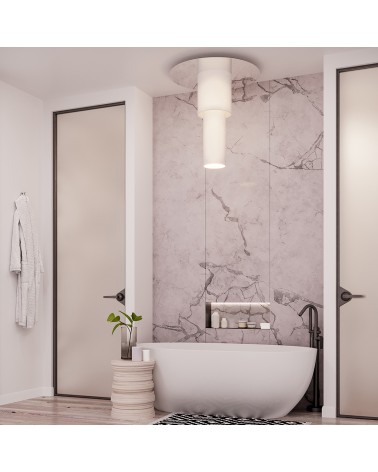 Deckenleuchte TVAROR weiß