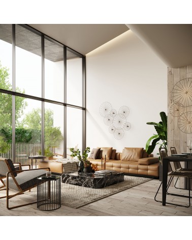 Wandleuchte / Deckenleuchte SIRKEL 30 schwarz