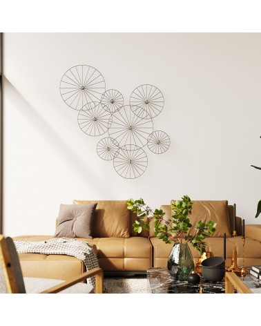 Wandleuchte / Deckenleuchte SIRKEL 45 schwarz