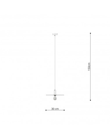 Hängeleuchte SIRKEL 30 schwarz