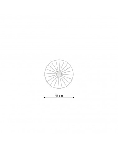 Hängeleuchte SIRKEL 45 schwarz