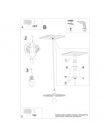 Hängeleuchte SIRKEL 45 schwarz