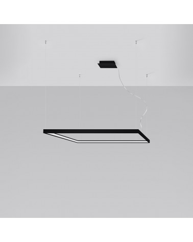 Kronleuchter NELYA L schwarz 3000K