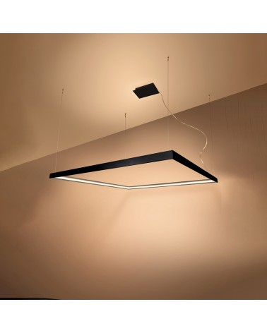 Kronleuchter NELYA L schwarz 3000K