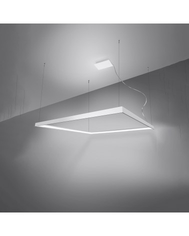 Kronleuchter NELYA L weiß 4000K