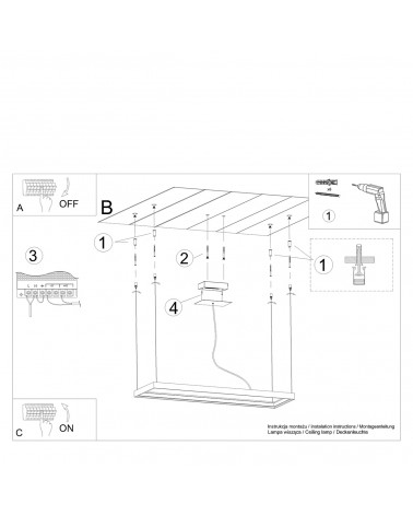 Kronleuchter TUULA M weiß 3000K