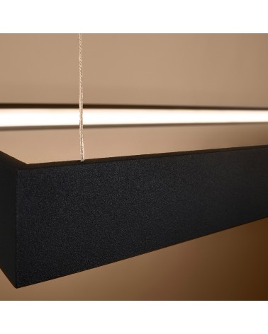 Kronleuchter TUULA M schwarz 3000K