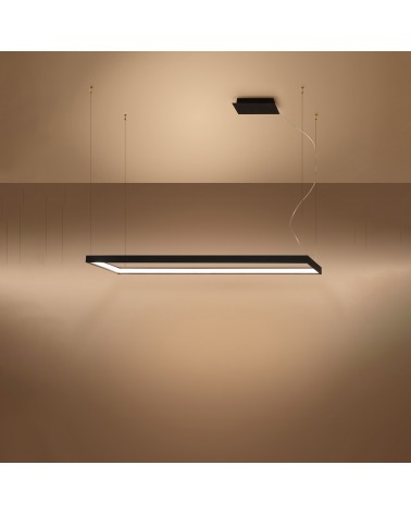 Kronleuchter TUULA L schwarz 3000K