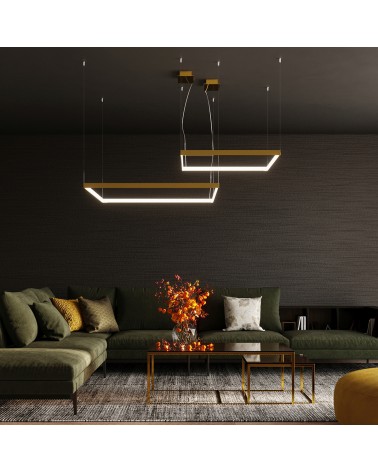 Kronleuchter TUULA L golden 3000K