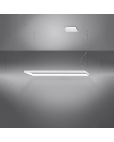 Kronleuchter TUULA L weiß 4000K