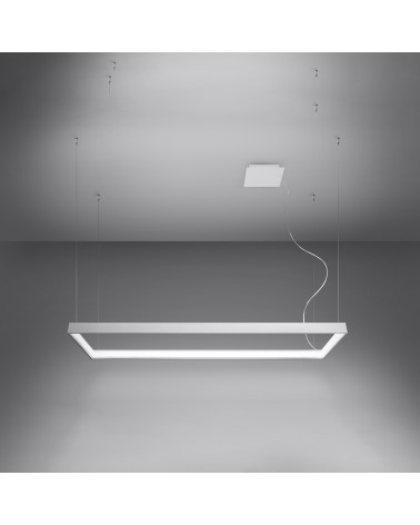 Kronleuchter TUULA L weiß 4000K