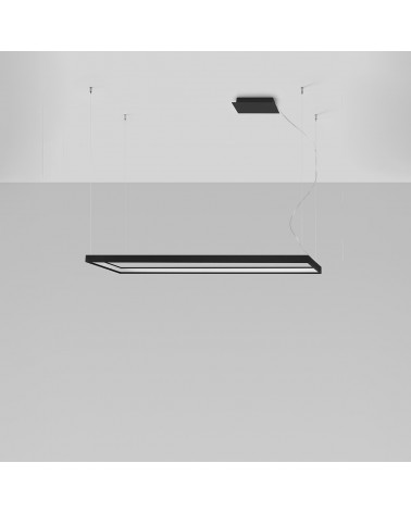 Kronleuchter TUULA L schwarz 4000K