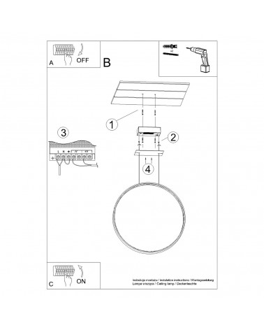 Hängeleuchte RIO 78 gold LED 3000K