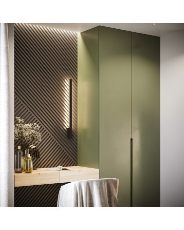 Wandleuchte LAHTI S schwarz 4000K