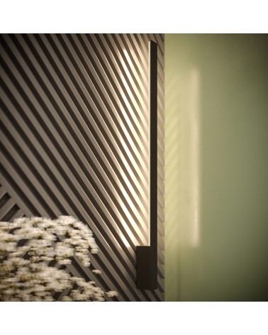 Wandleuchte LAHTI M schwarz 4000K