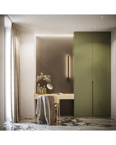 Wandleuchte LAHTI L schwarz 4000K