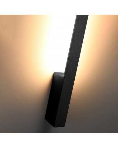 Wandleuchte SAPPO L schwarz 3000K
