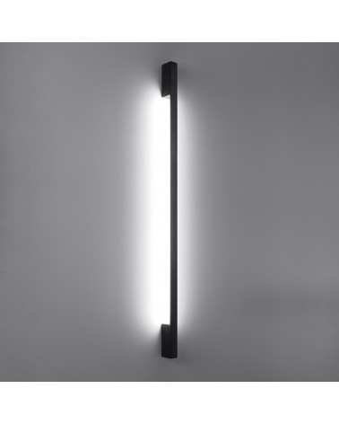 Wandleuchte SAPPO L schwarz 4000K