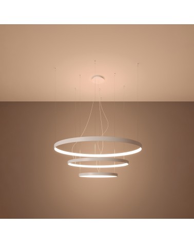 Kronleuchter RIO 3 55/78/110 weiß LED 3000K