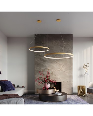 Kronleuchter RIO 55 golden LED 3000K